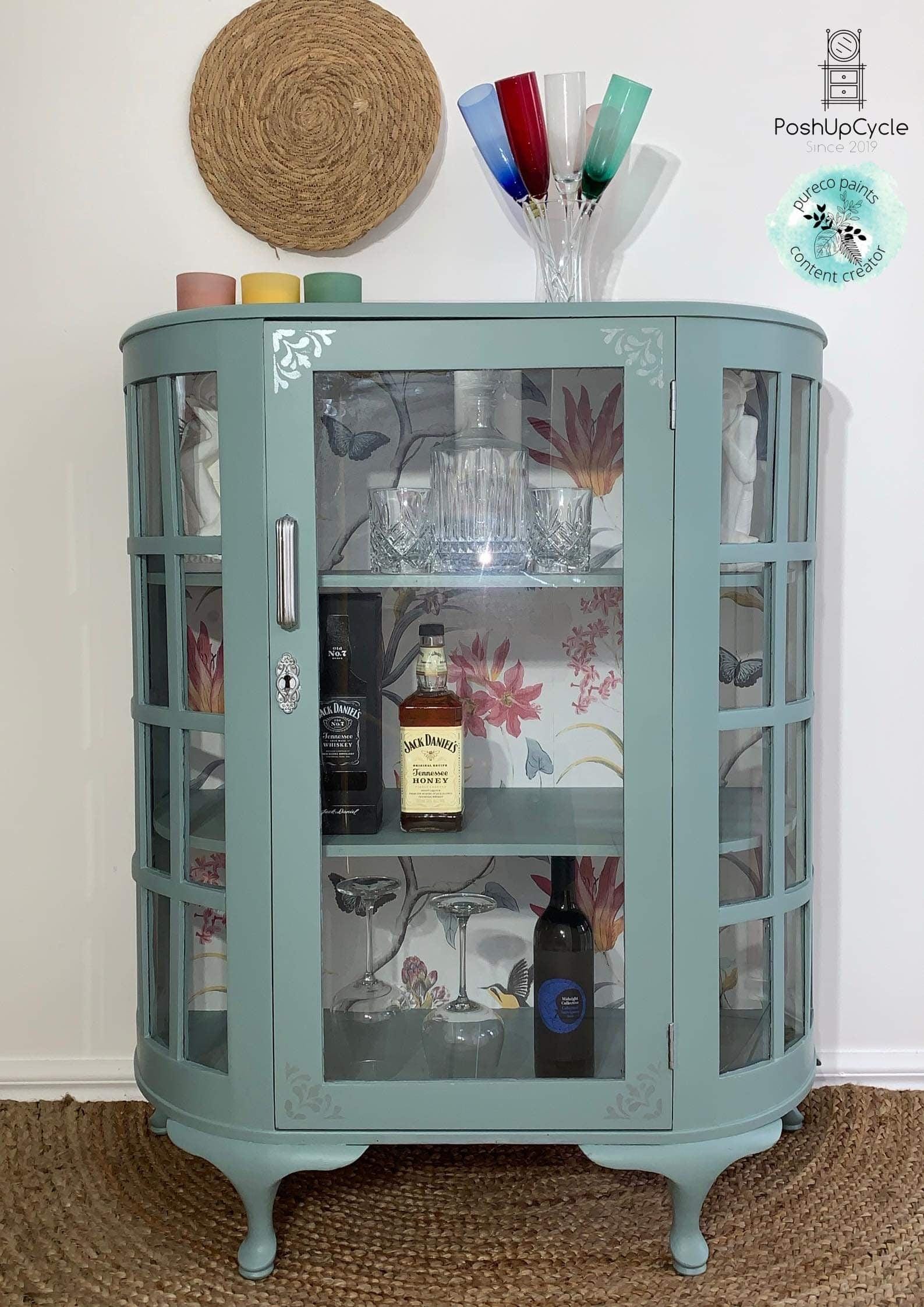 EUCALYPT | Pureco Paints USA | deep mint green | Chalk Finish Paint | Furniture Paint | Ships Same Day | Eligible for Free Shipping