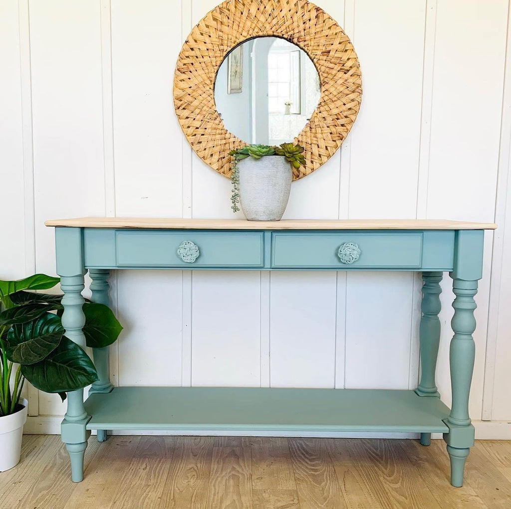 EUCALYPT | Pureco Paints USA | deep mint green | Chalk Finish Paint | Furniture Paint | Ships Same Day | Eligible for Free Shipping
