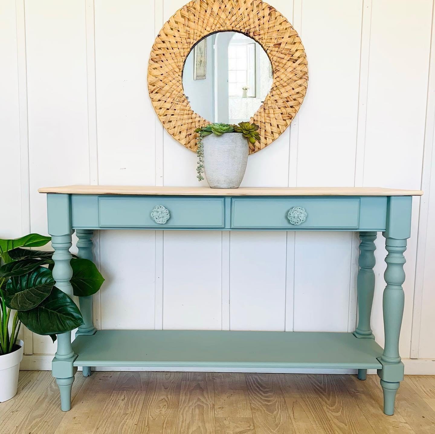 EUCALYPT | Pureco Paints USA | deep mint green | Chalk Finish Paint | Furniture Paint | Ships Same Day | Eligible for Free Shipping