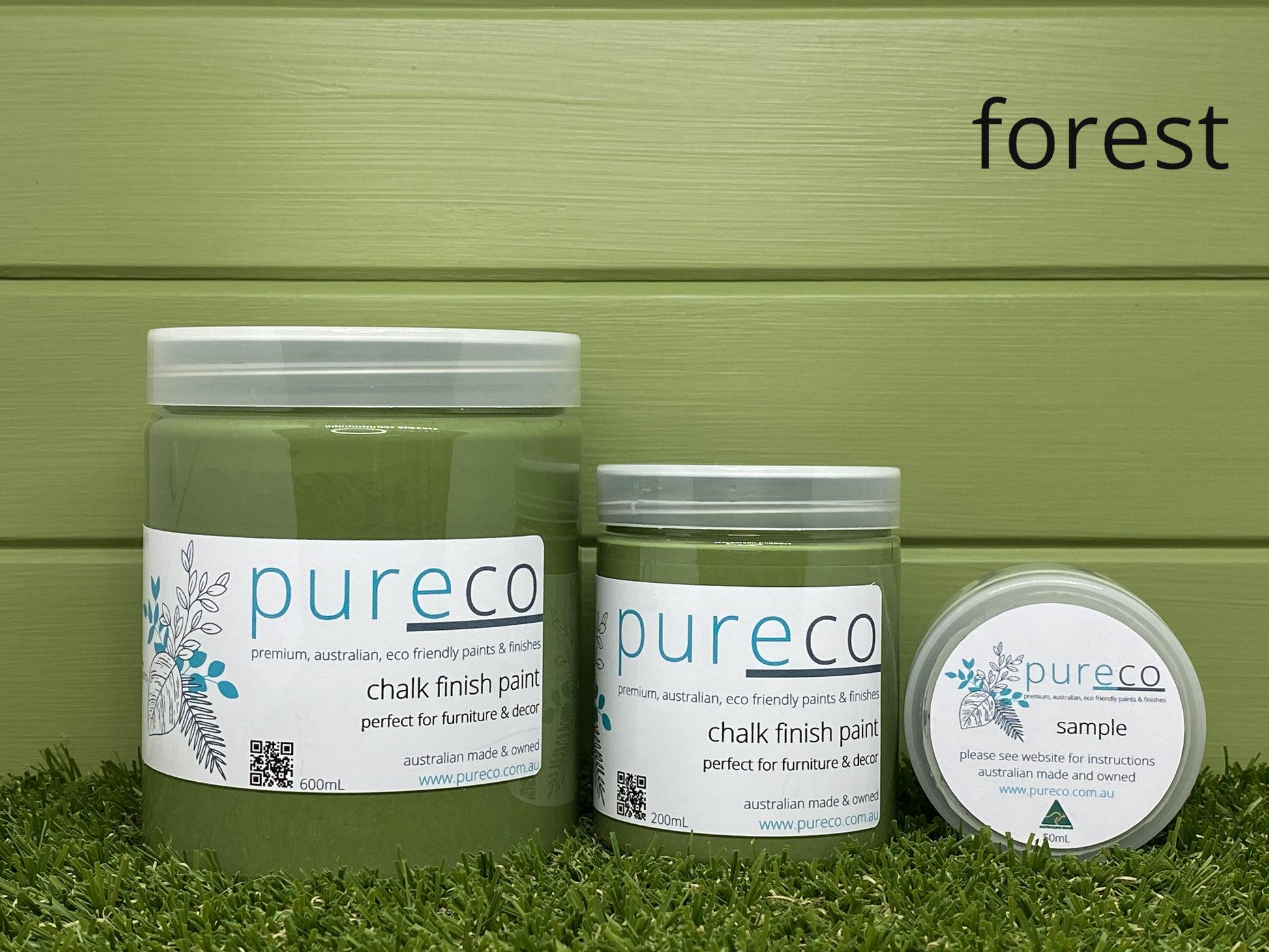 FOREST | Pureco Paints USA | olive green | Chalk Finish Paint | Furniture Paint | Ships Same Day | Eligible for Free Shipping