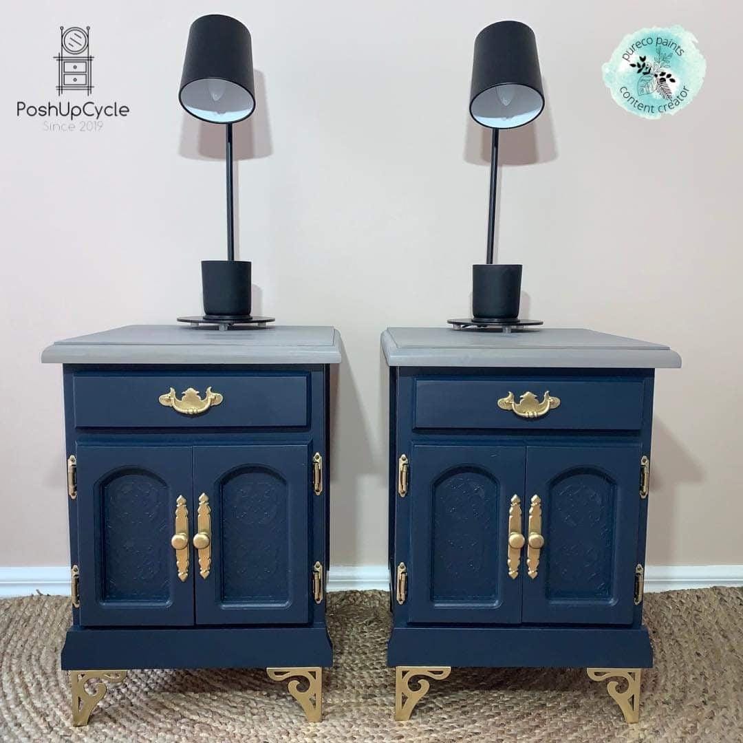 INKWELL | Pureco Paints USA | sapphire | Chalk Finish Paint | Furniture Paint | Ships Same Day | Eligible for Free Shipping