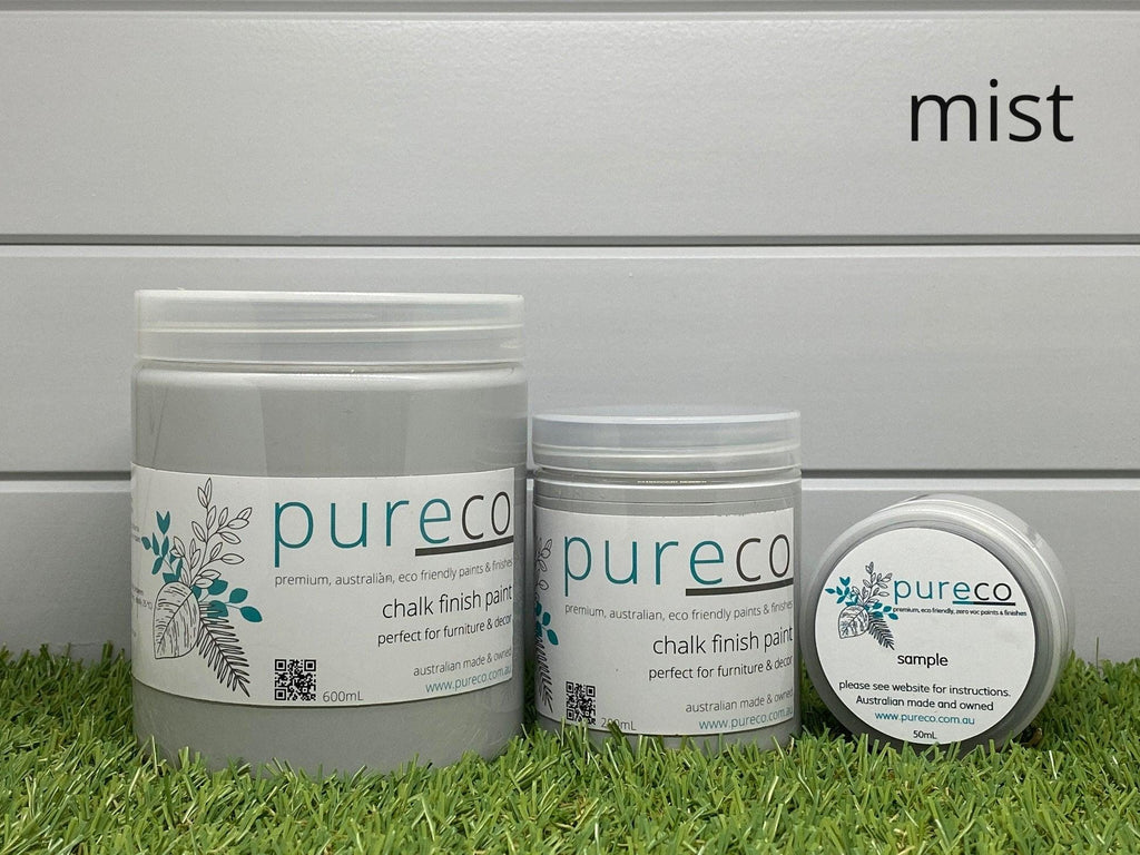 MIST | Pureco Paints USA | light gray | Chalk Finish Paint | Furniture Paint | Ships Same Day | Eligible for Free Shipping