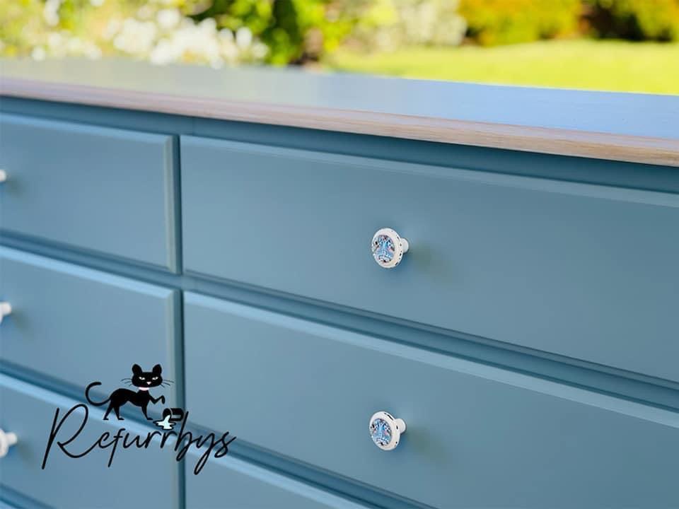 REEF | Pureco Paints USA | dusty blue | Chalk Finish Paint | Furniture Paint | Ships Same Day | Eligible for Free Shipping