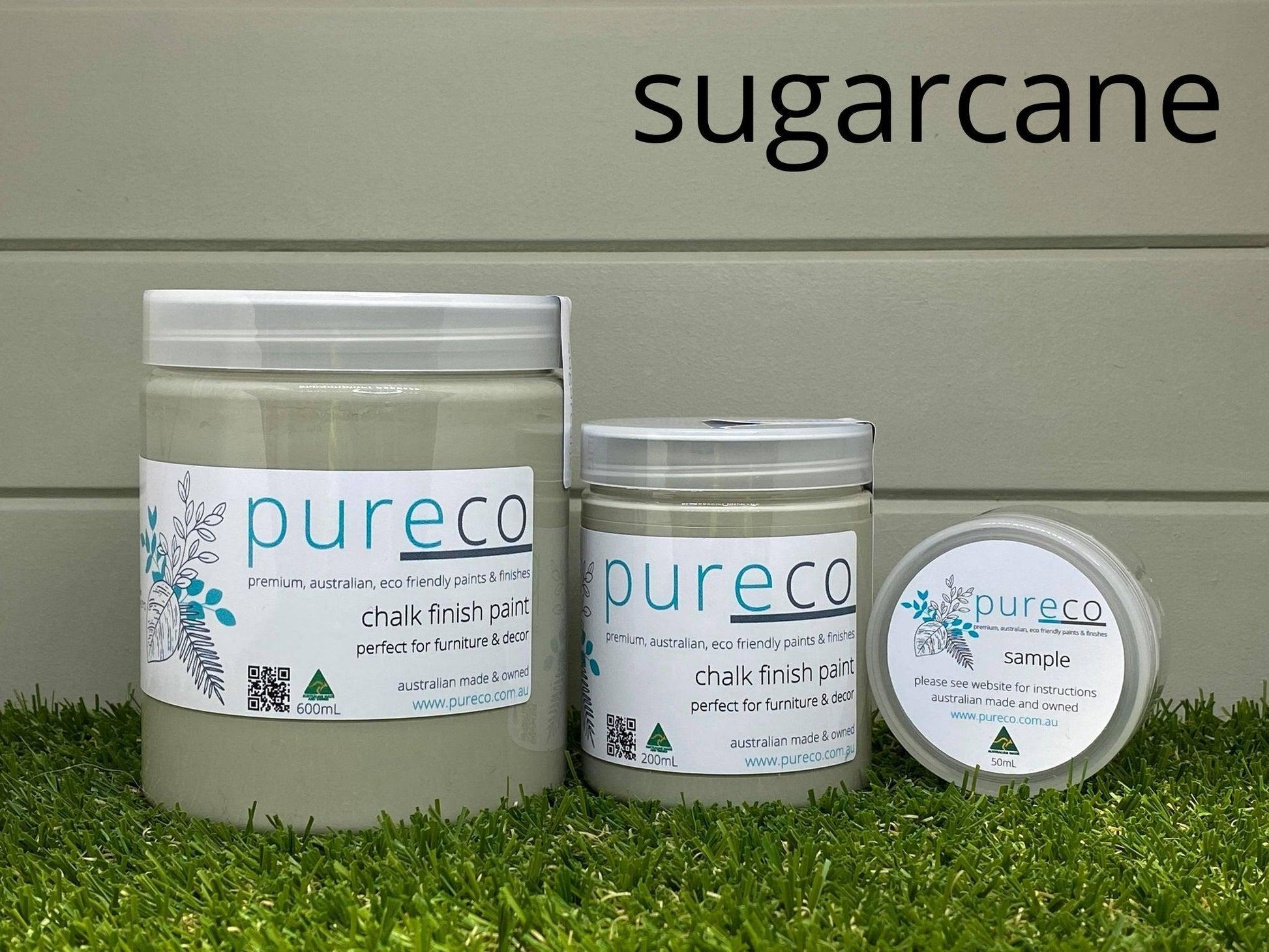 SUGARCANE | Pureco Paints USA | light sage | Chalk Finish Paint | Furniture Paint | Ships Same Day | Eligible for Free Shipping