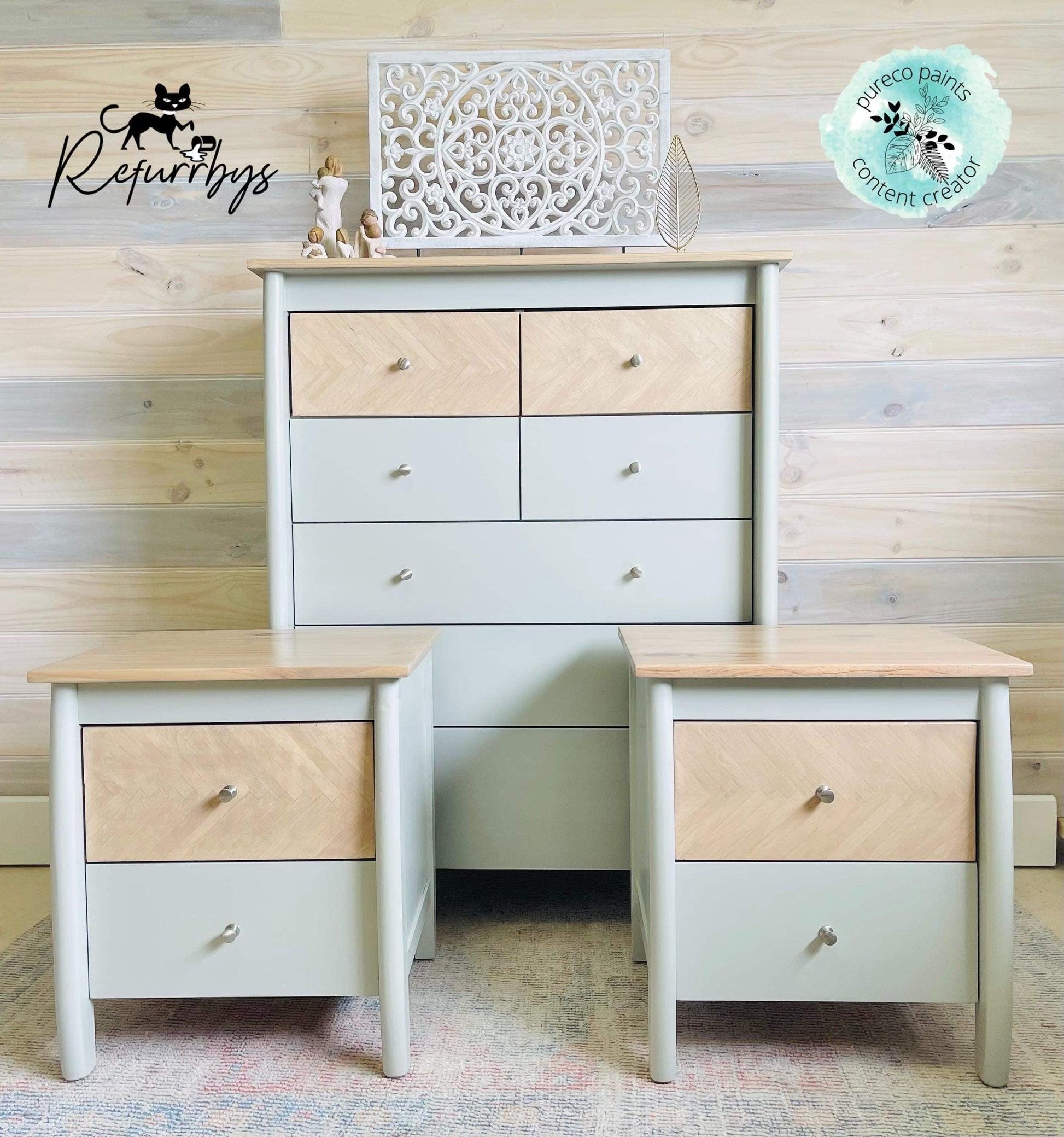 SUGARCANE | Pureco Paints USA | light sage | Chalk Finish Paint | Furniture Paint | Ships Same Day | Eligible for Free Shipping