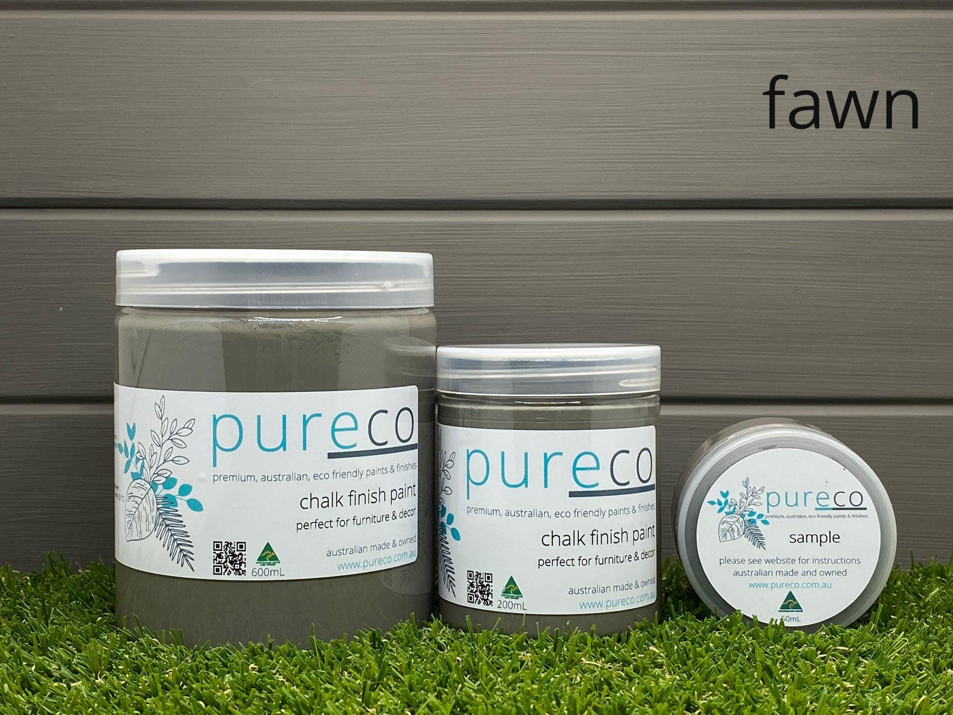 FAWN | Pureco Paints USA | brown-gray | Chalk Finish Paint | Furniture Paint | Ships Same Day | Eligible for Free Shipping
