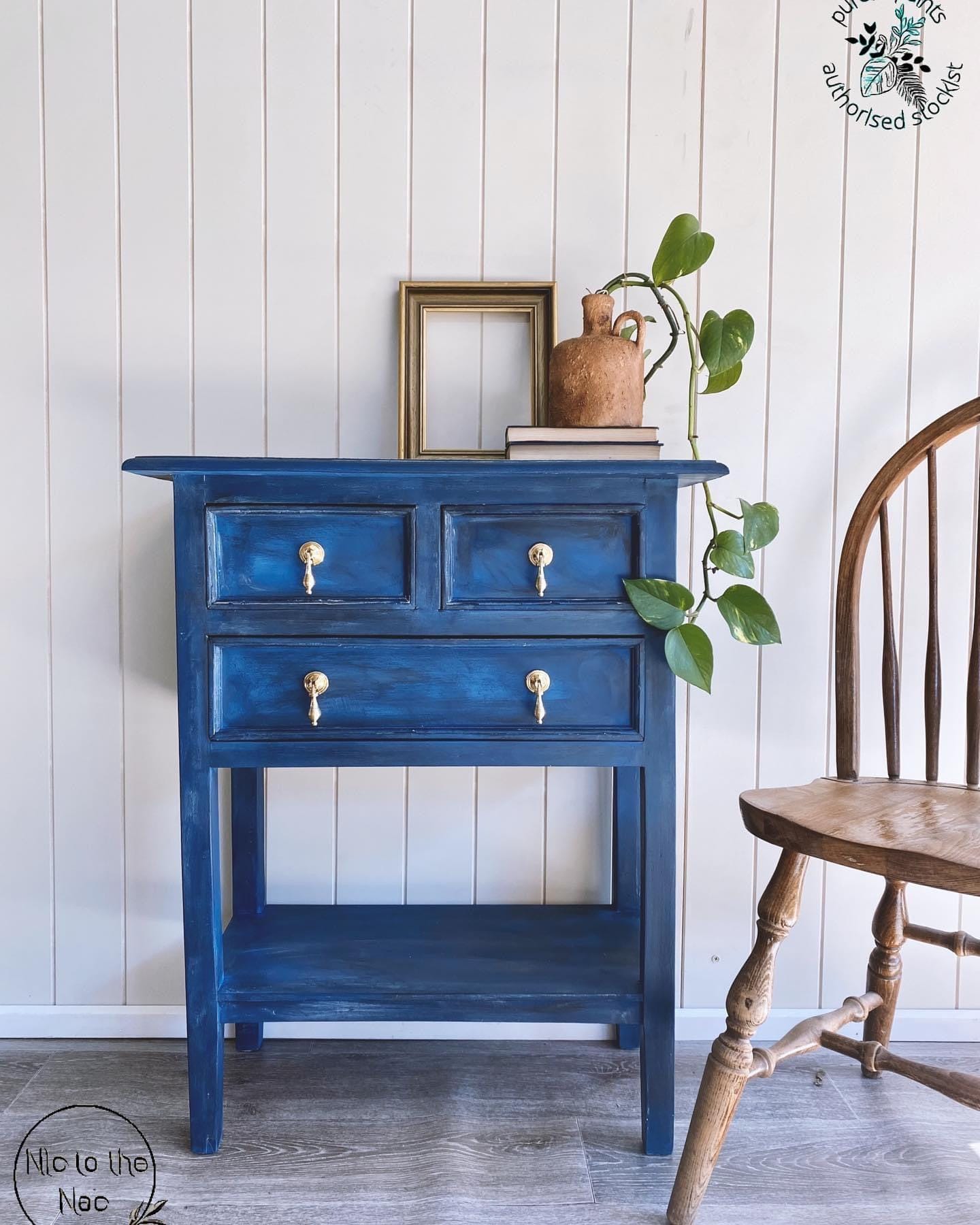 INKWELL | Pureco Paints USA | sapphire | Chalk Finish Paint | Furniture Paint | Ships Same Day | Eligible for Free Shipping