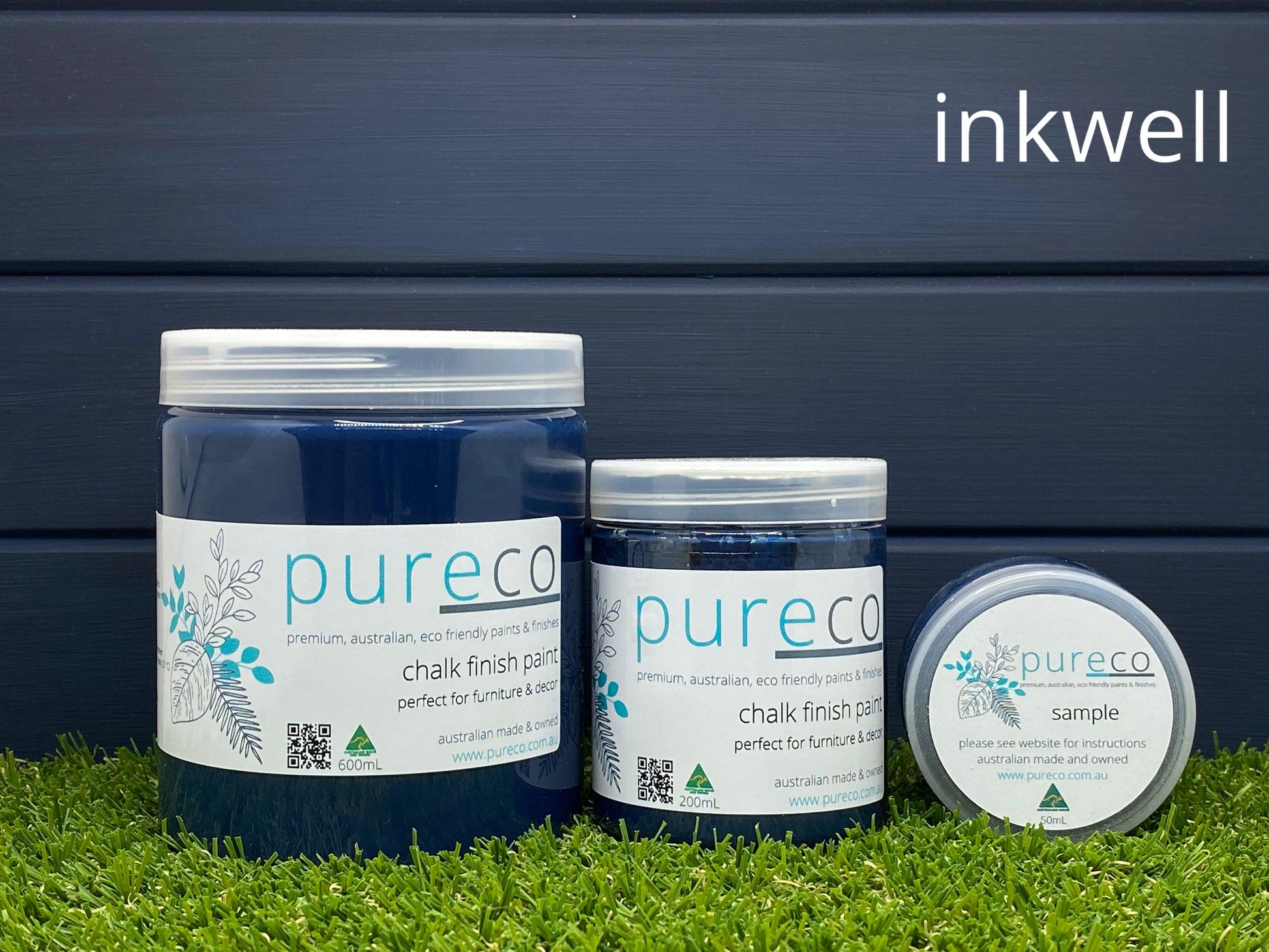 INKWELL | Pureco Paints USA | sapphire | Chalk Finish Paint | Furniture Paint | Ships Same Day | Eligible for Free Shipping