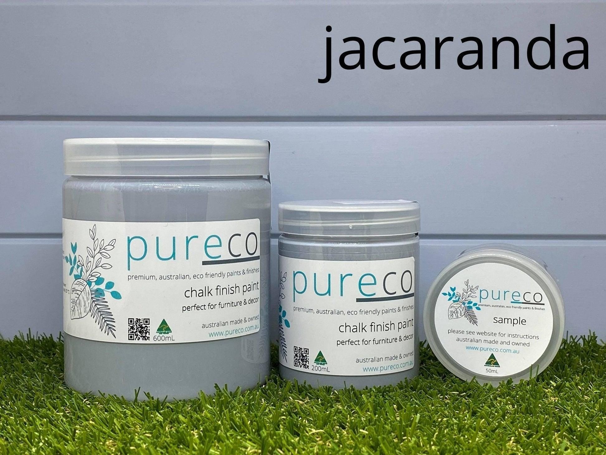 JACARANDA | Pureco Paints USA | periwinkle | Chalk Finish Paint | Furniture Paint | Ships Same Day | Eligible for Free Shipping