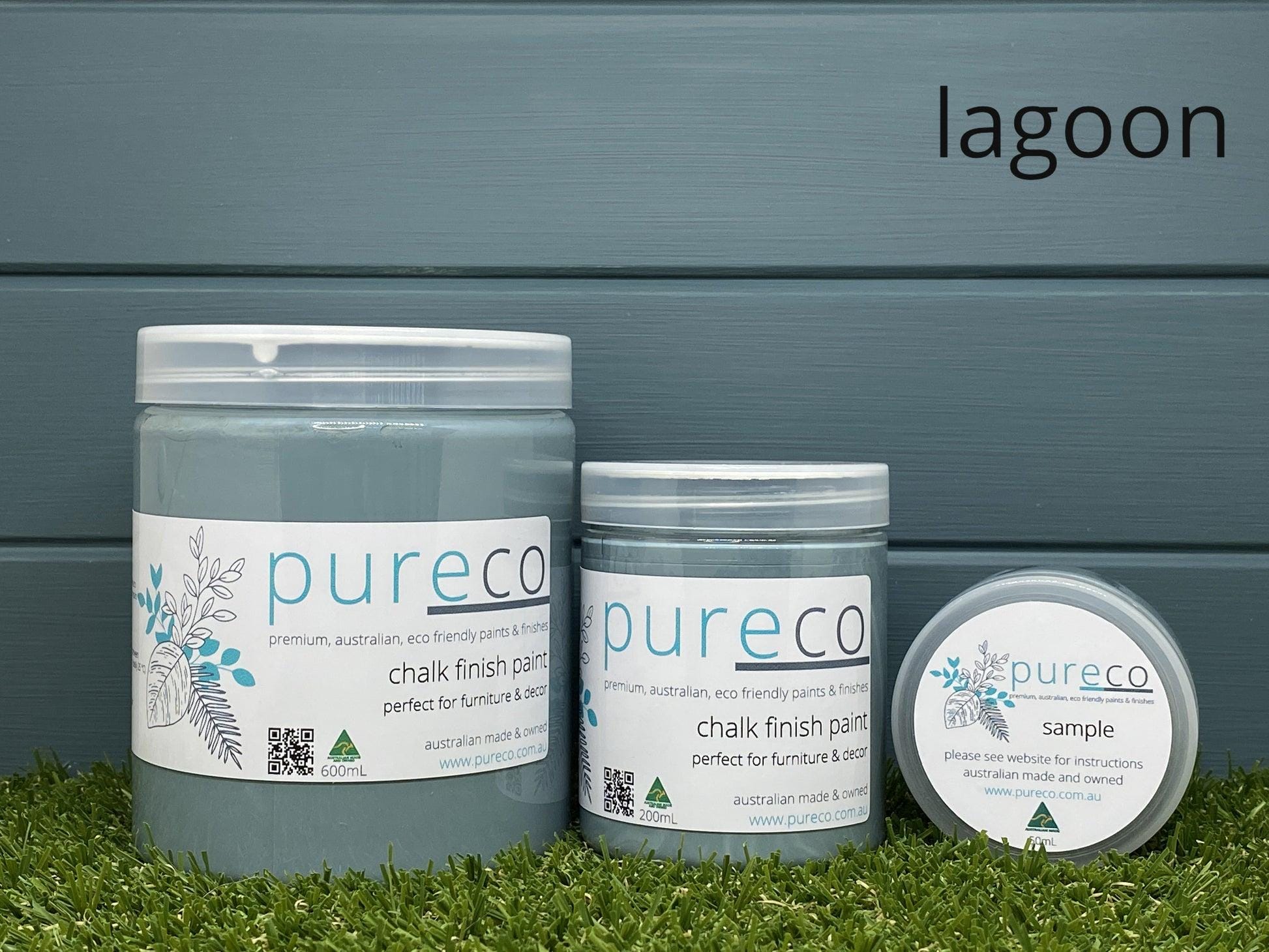 LAGOON | Pureco Paints USA | blue-green | Chalk Finish Paint | Furniture Paint | Ships Same Day | Eligible for Free Shipping