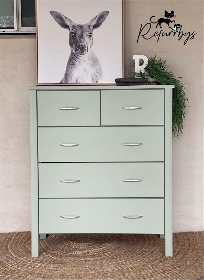 MEADOW | Pureco Paints USA | pale sage | Chalk Finish Paint | Furniture Paint | Ships Same Day | Eligible for Free Shipping
