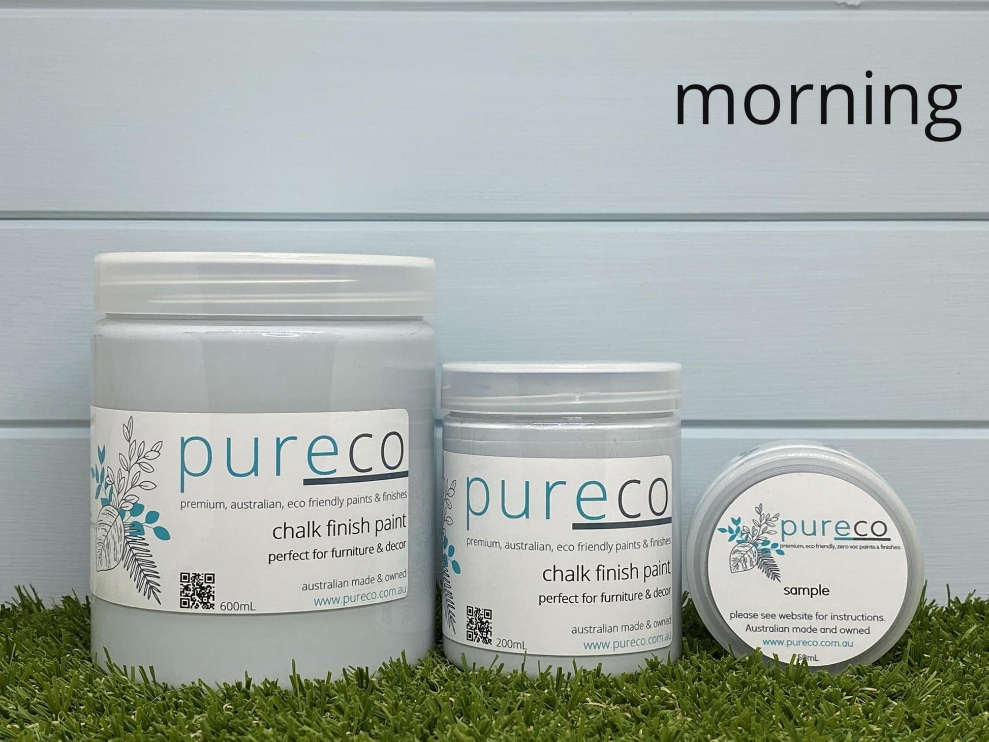 MORNING | Pureco Paints USA | pale blue | Chalk Finish Paint | Furniture Paint | Ships Same Day | Eligible for Free Shipping
