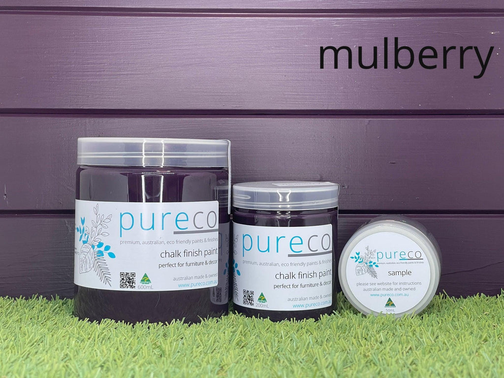 MULBERRY | Pureco Paints USA | eggplant | Chalk Finish Paint | Furniture Paint | Ships Same Day | Eligible for Free Shipping