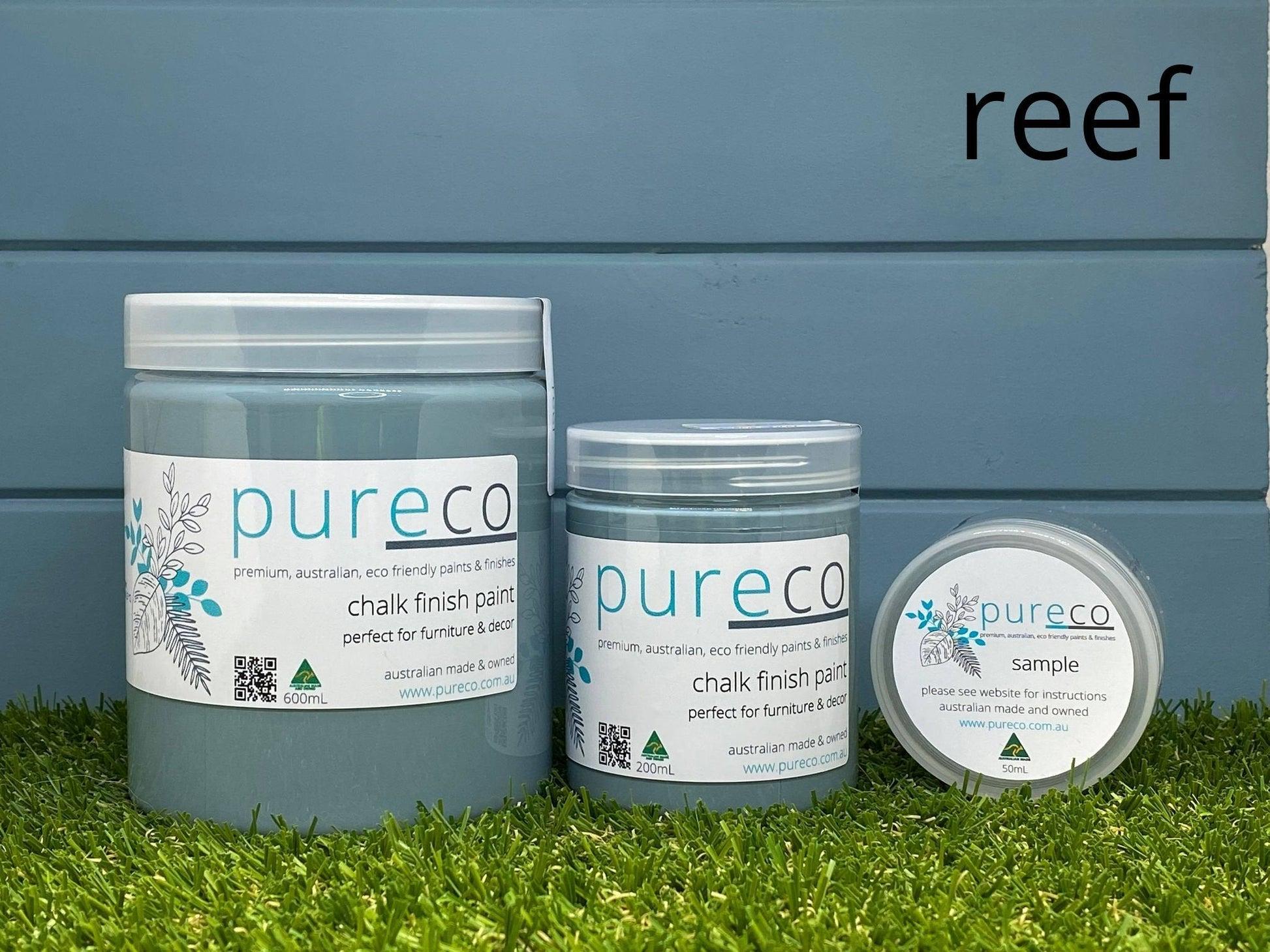 REEF | Pureco Paints USA | dusty blue | Chalk Finish Paint | Furniture Paint | Ships Same Day | Eligible for Free Shipping