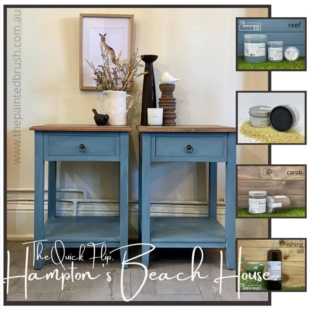 REEF | Pureco Paints USA | dusty blue | Chalk Finish Paint | Furniture Paint | Ships Same Day | Eligible for Free Shipping