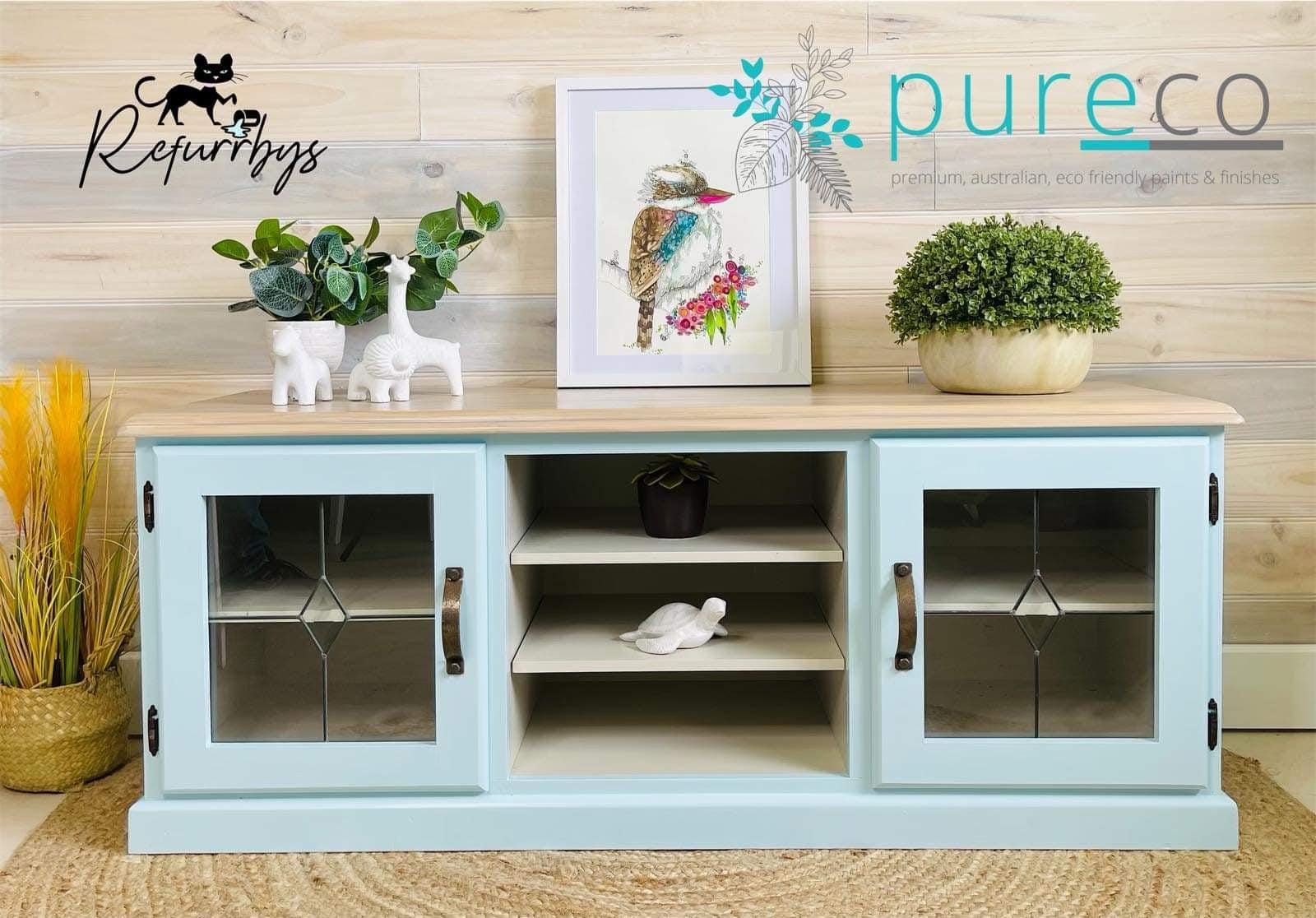 SURF | Pureco Paints USA | light blue | Chalk Finish Paint | Furniture Paint | Ships Same Day | Eligible for Free Shipping