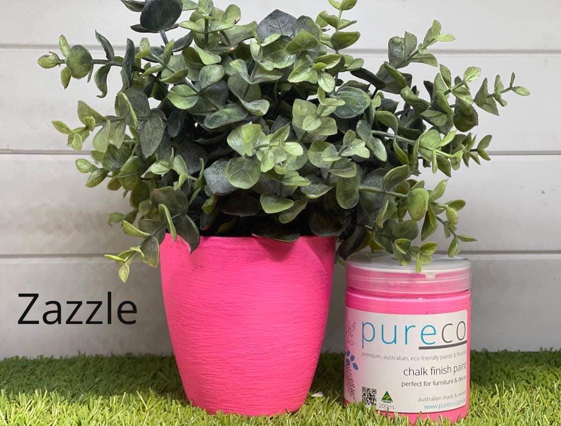 ZAZZLE - neon 8.45oz | Pureco Paints USA | pink | Chalk Finish Paint | Furniture Paint | Ships Same Day | Eligible for Free Shipping