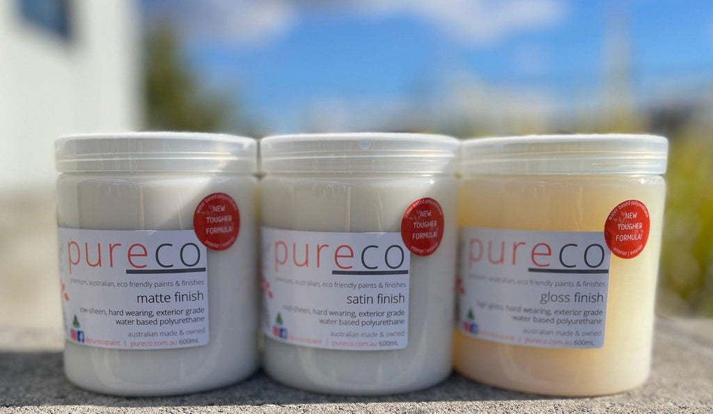 Polyurethane Finish | water-based top coat | Pureco Paints