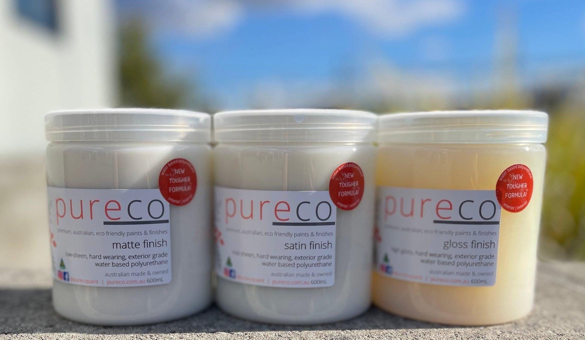 Polyurethane Finish | water-based top coat | Pureco Paints