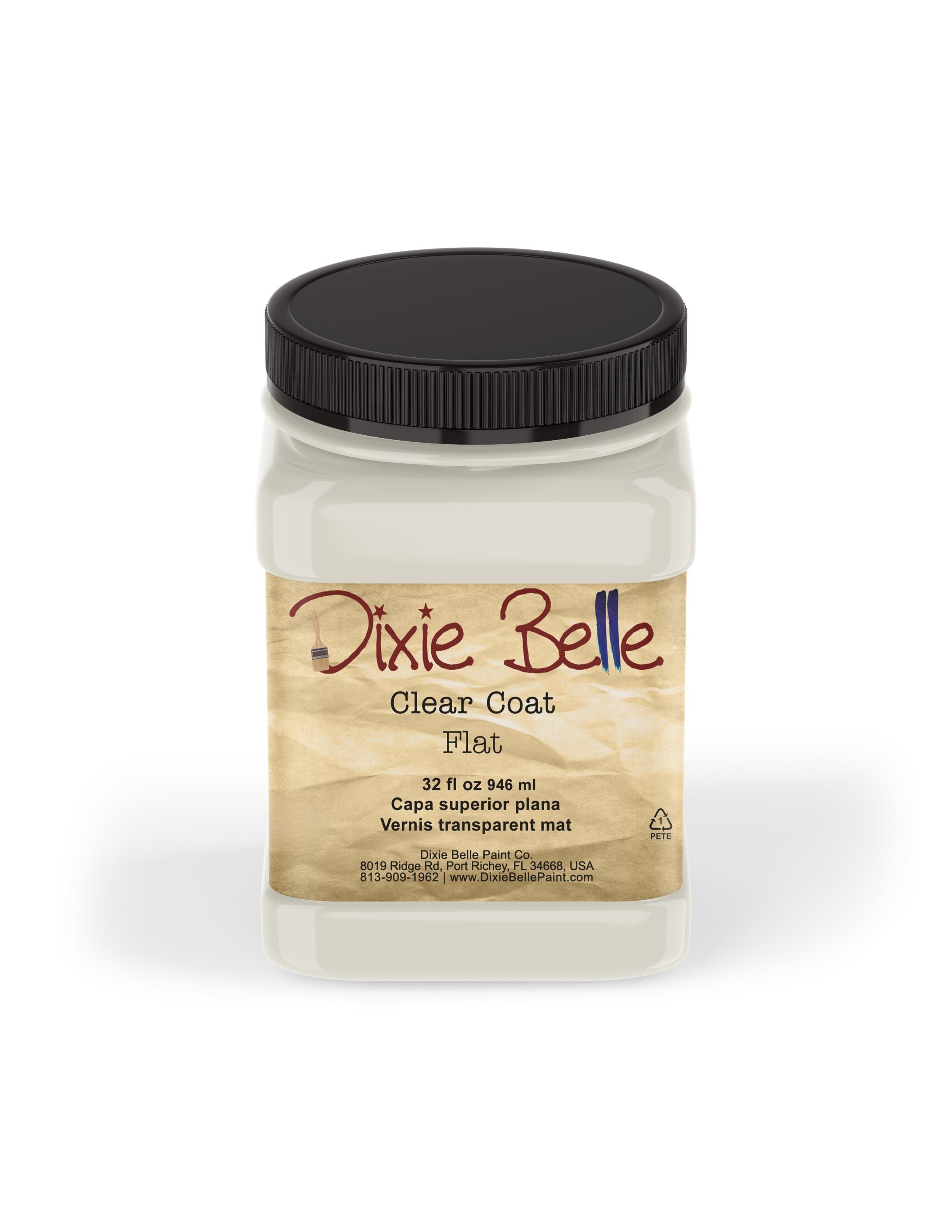 CLEAR COAT | Flat | Gloss | Satin | top coat | Dixie Belle Paint | Furniture Paint Top Coat