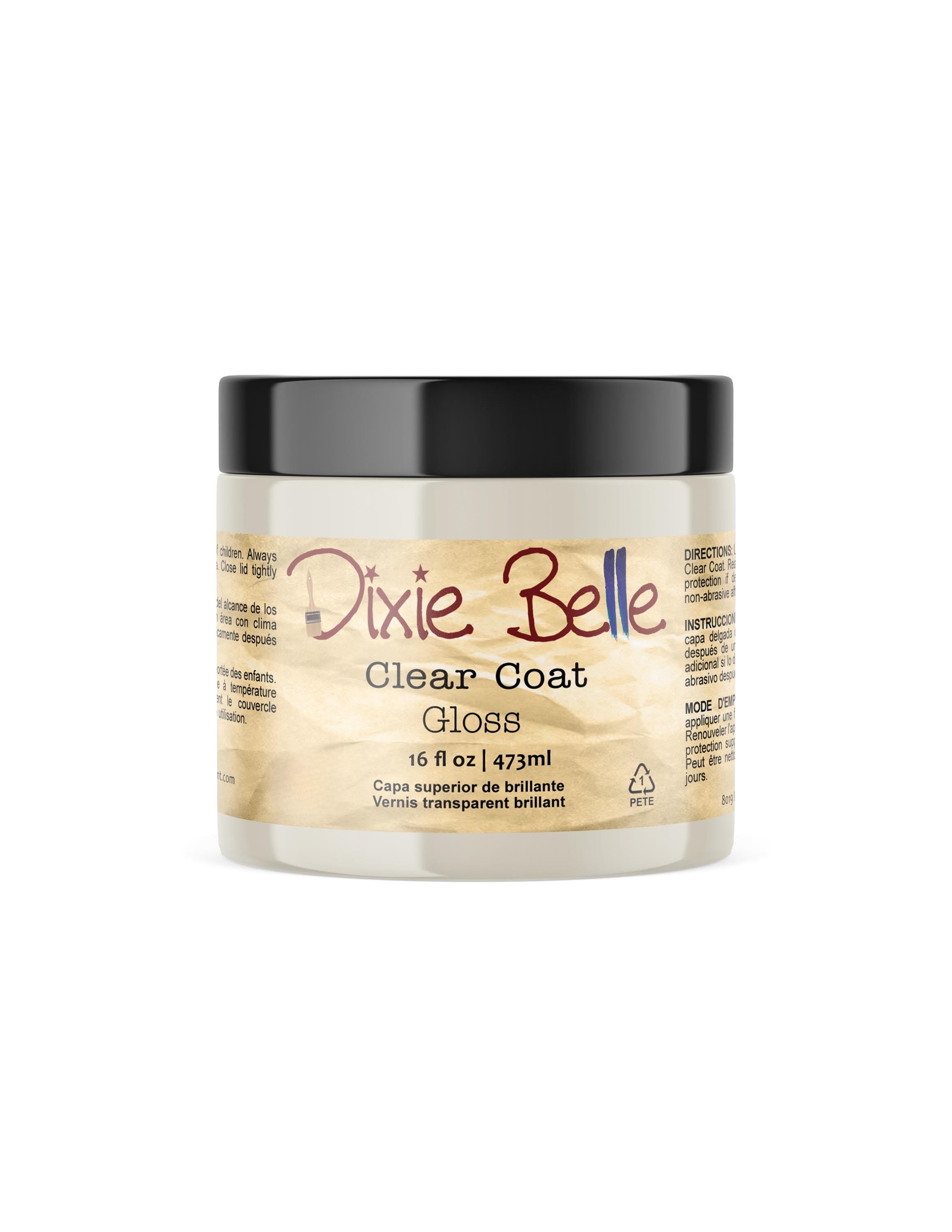 CLEAR COAT | Flat | Gloss | Satin | top coat | Dixie Belle Paint | Furniture Paint Top Coat
