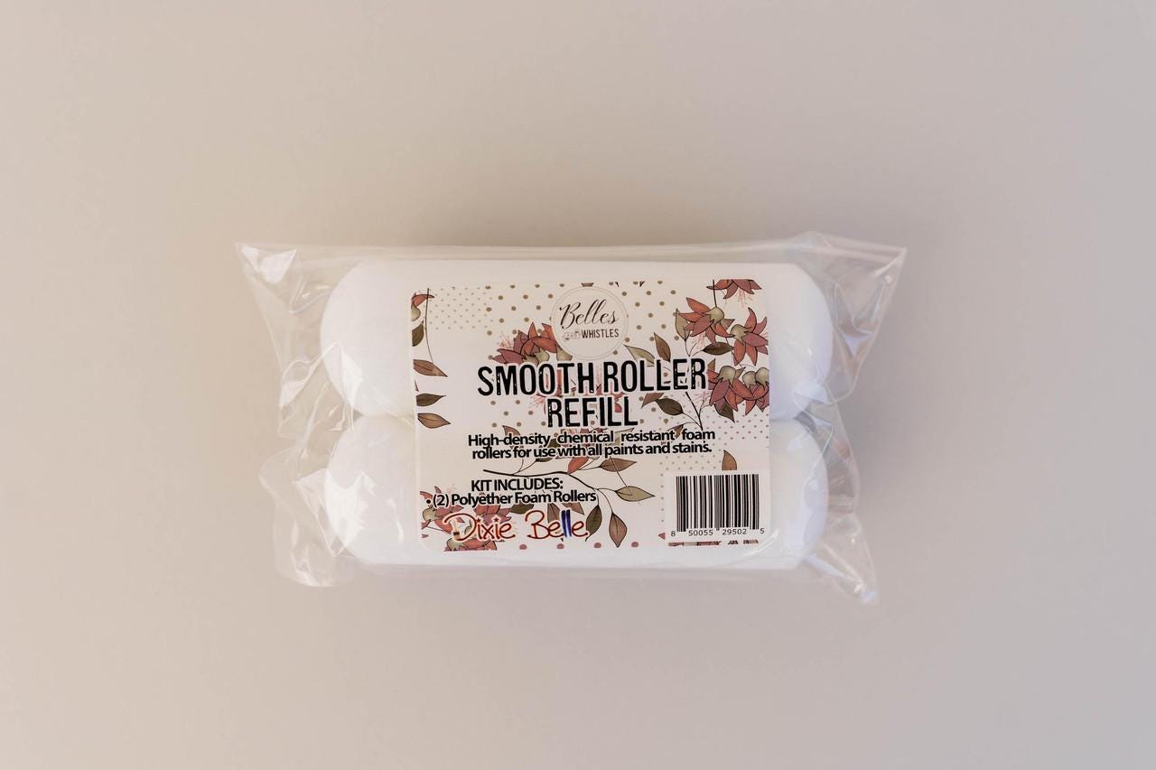 SMOOTH ROLLER | Foam Roller | 4 inch | Dixie Belle Paint | Furniture Paint | Arts & Crafts