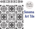 SONOMA ART TILE | Stencil | Furniture | Arts & Crafts | Dixie Belle Paint Dixie Belle Paint