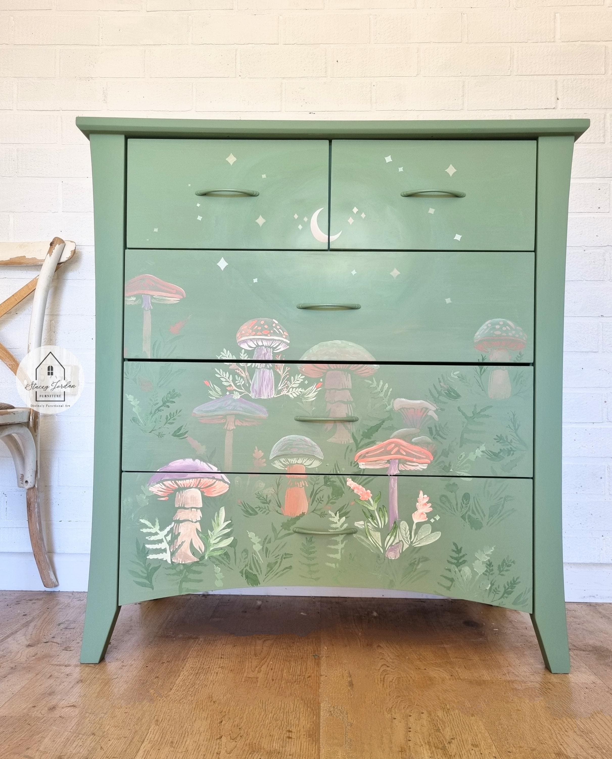 MOONLIT MUSHROOMS | Stencil | Furniture | Arts & Crafts | Dixie Belle Paint