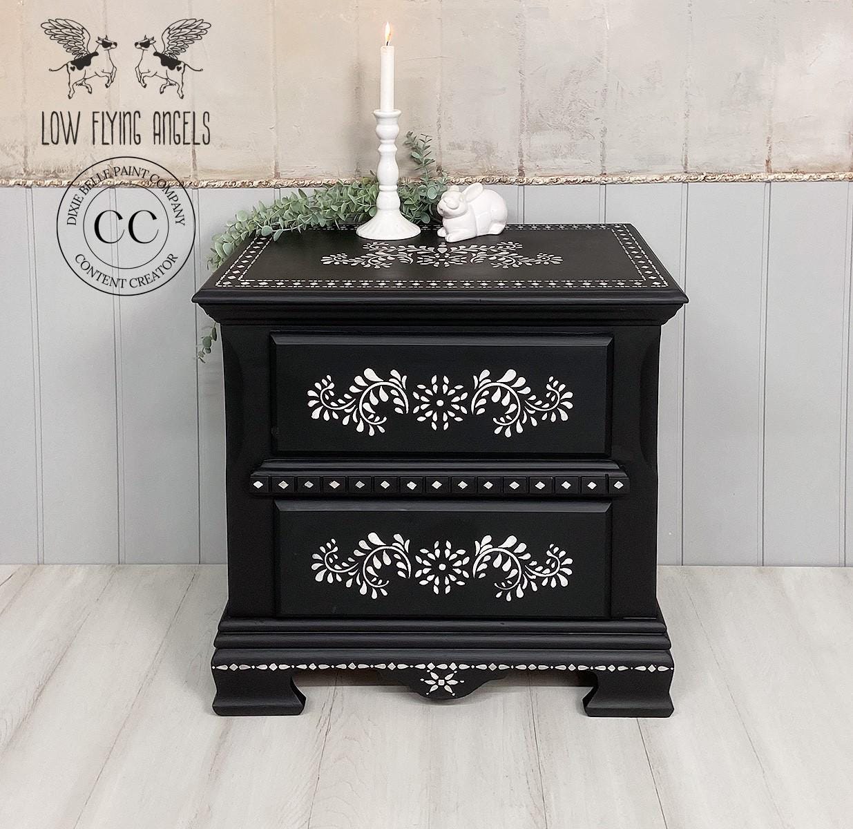 BONE INLAY | Stencil | Furniture | Arts & Crafts | Dixie Belle Paint
