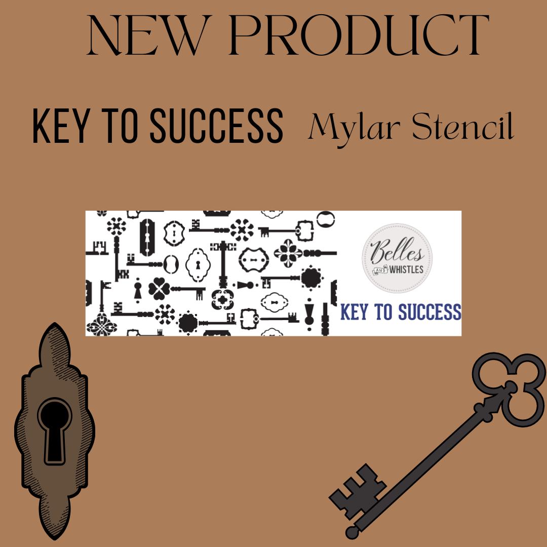 KEY TO SUCCESS | Stencil | Furniture | Arts & Crafts | Dixie Belle Paint