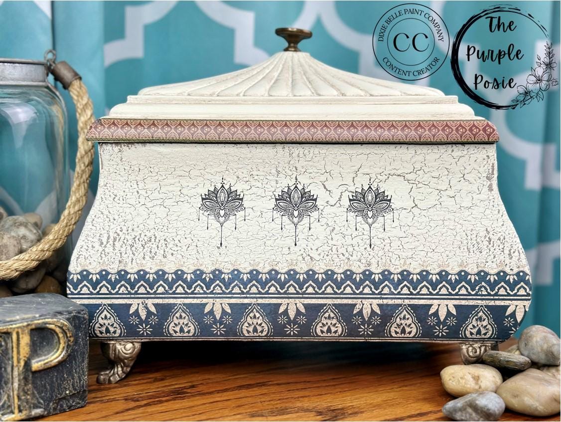 BOHEMIAN DREAM | Retired | Transfer | 4 Sheets Dixie Belle Paint boho decor transfer