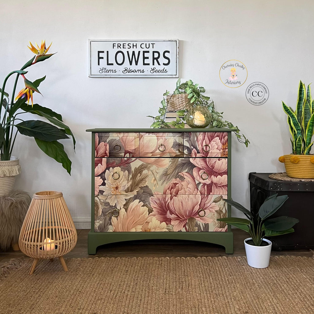 INDIAN SUMMER | A1 Rice Decoupage Paper | Furniture | Art & Crafts | Dixie Belle Paint Company