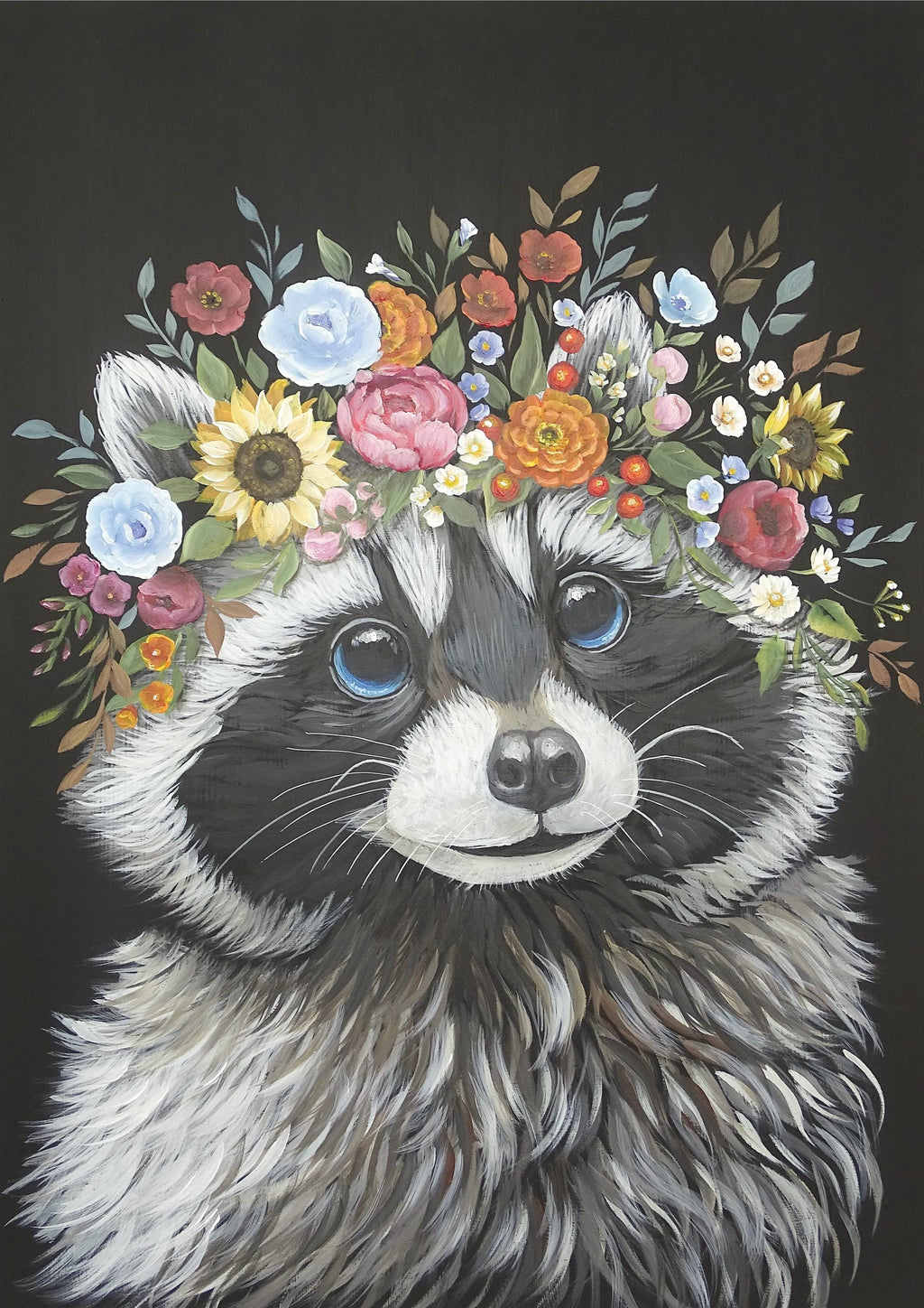 CLEVER RACCOON | Rice Decoupage Paper | A3 - 11.7" x 16.54"| For Furniture | Crafts | Art | Dixie Belle Paint