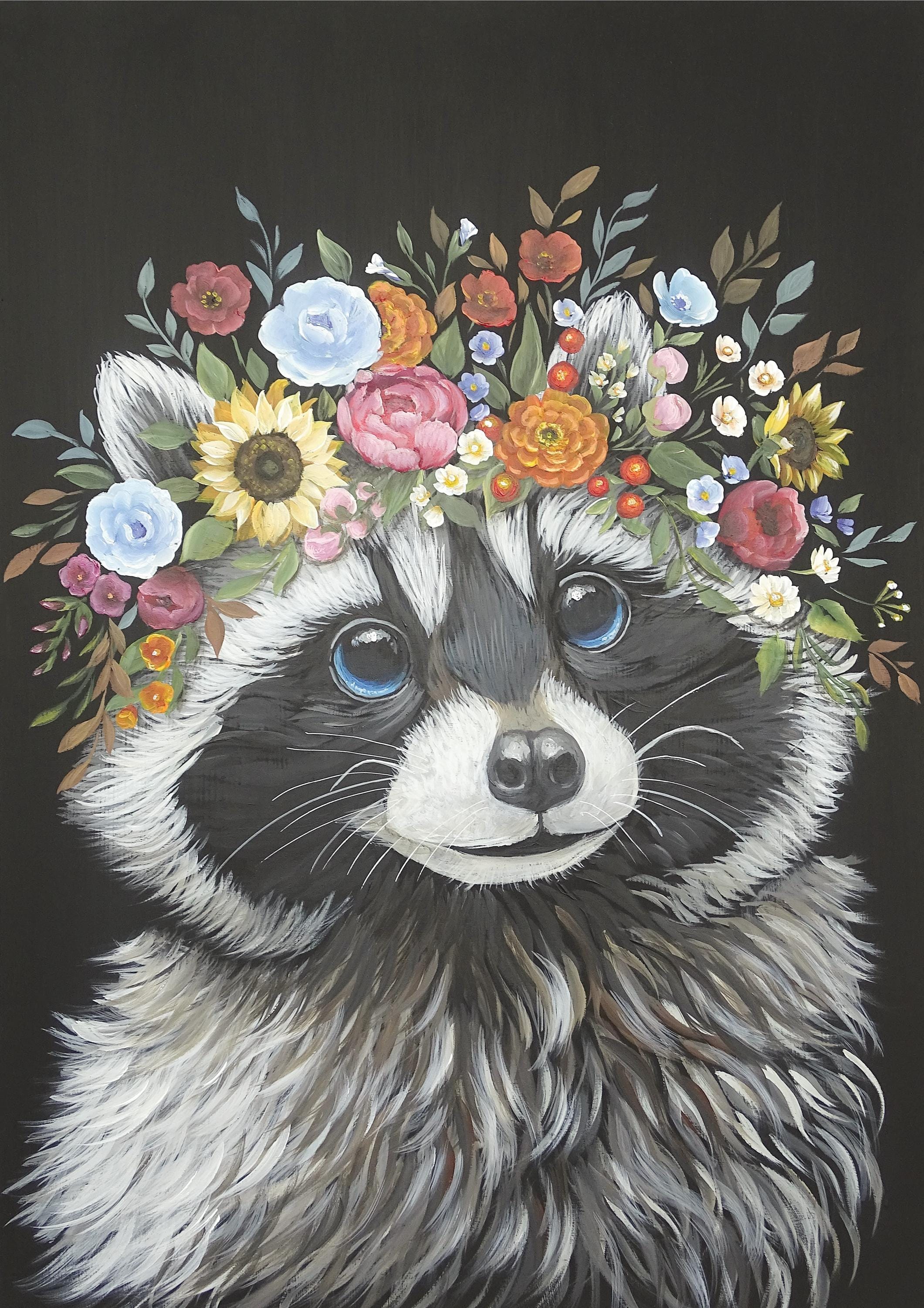 CLEVER RACCOON | Rice Decoupage Paper | A3 - 11.7" x 16.54"| For Furniture | Crafts | Art | Dixie Belle Paint