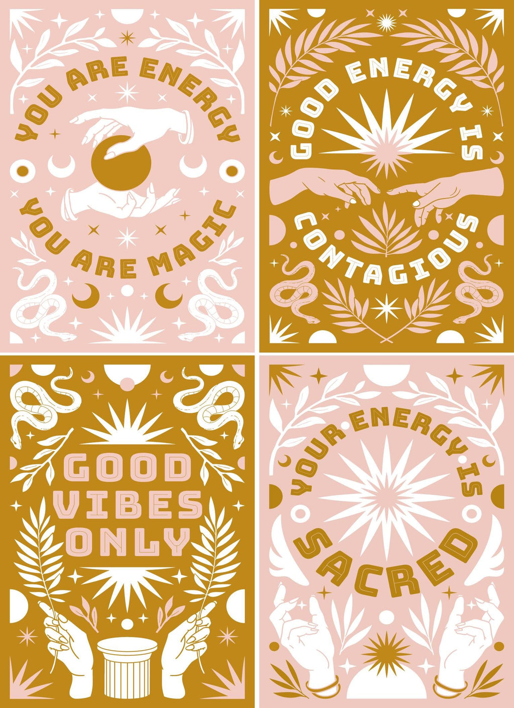 GOOD VIBES | 21"x29" | Rice Decoupage Paper | For Furniture | Crafts | Art | Dixie Belle Paint