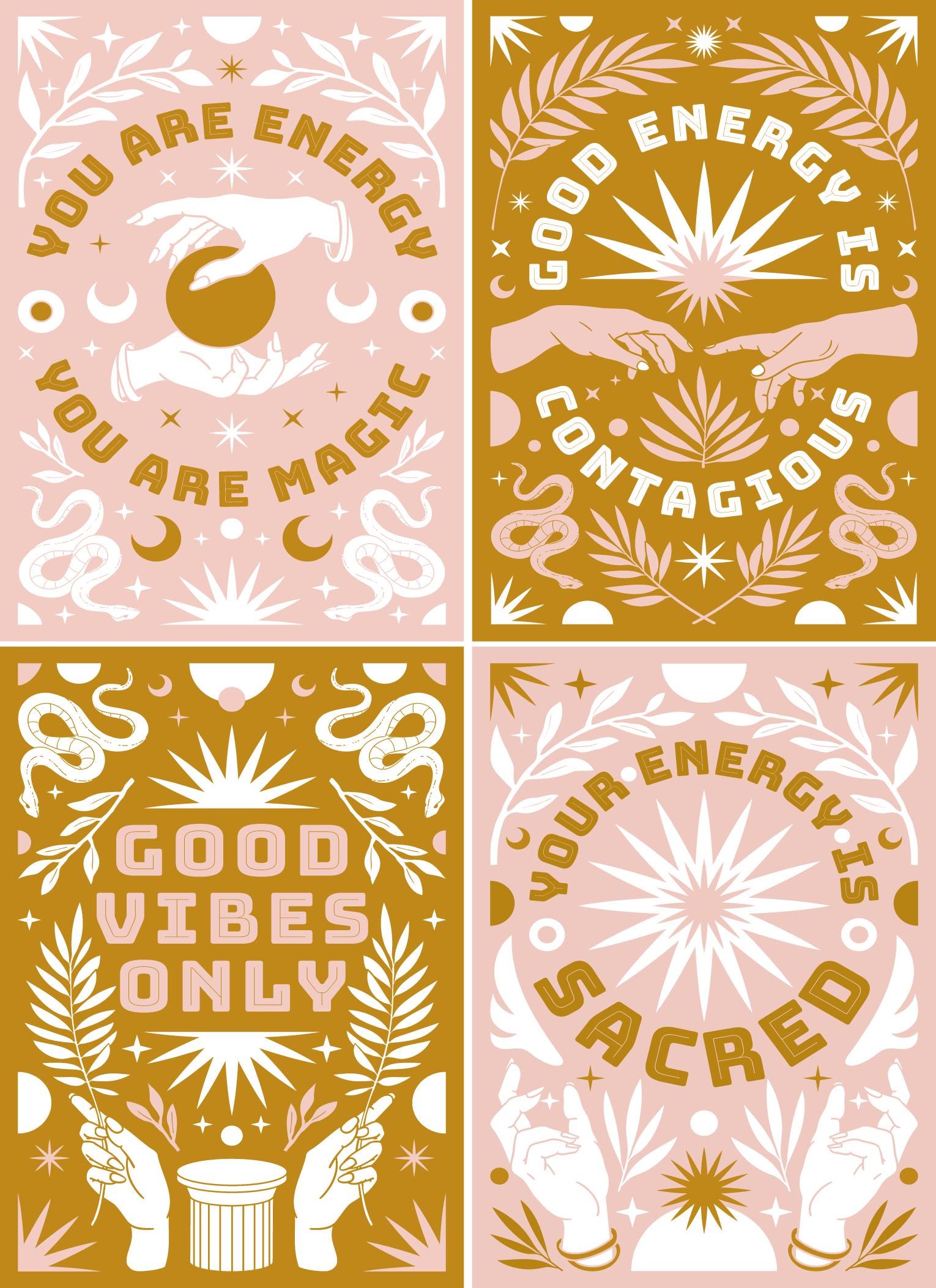 GOOD VIBES | 21"x29" | Rice Decoupage Paper | For Furniture | Crafts | Art | Dixie Belle Paint
