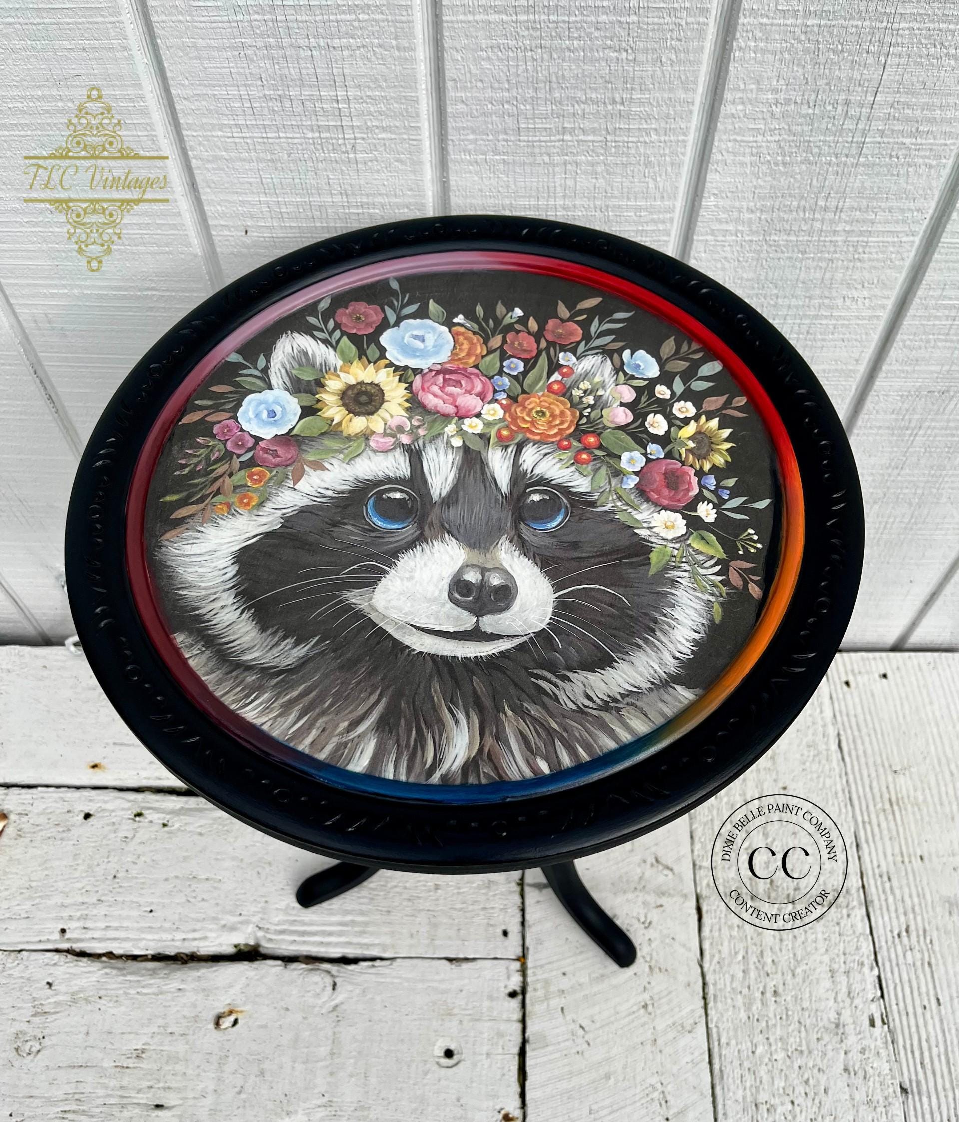 CLEVER RACCOON | Rice Decoupage Paper | A3 - 11.7" x 16.54"| For Furniture | Crafts | Art | Dixie Belle Paint