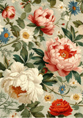 TIMELESS CHARM | A2 16.5" x 23.4" | Rice Decoupage Paper | For Furniture | Crafts | Art | Dixie Belle Paint Dixie Belle Paint