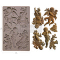 Angelic Floral Noel - Resin Mould 5"x8" Redesign with Prima