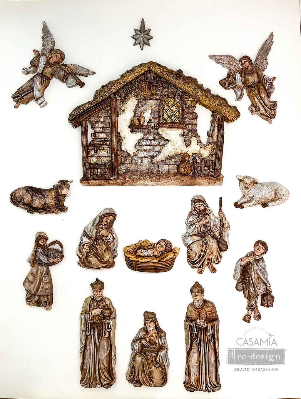 Holy Night Nativity  - Resin Mould 5"x10"