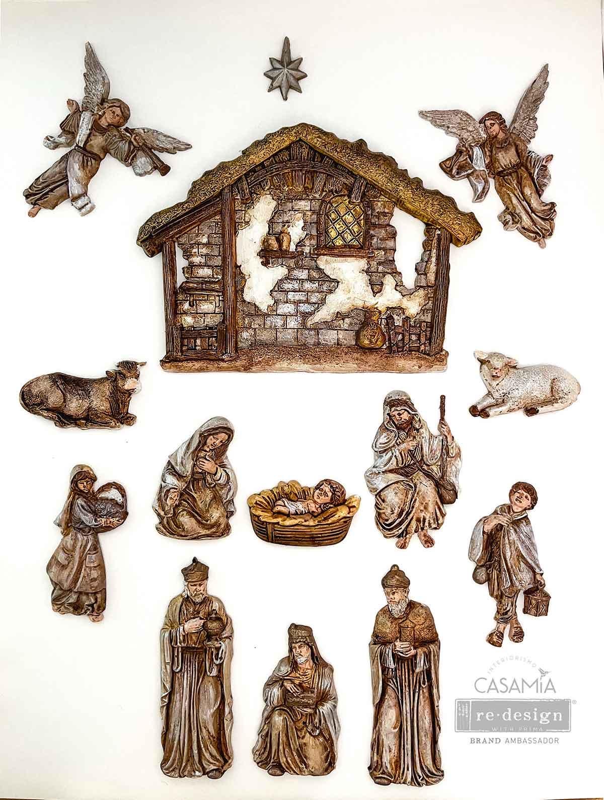 Holy Night Nativity  - Resin Mould 5"x10"