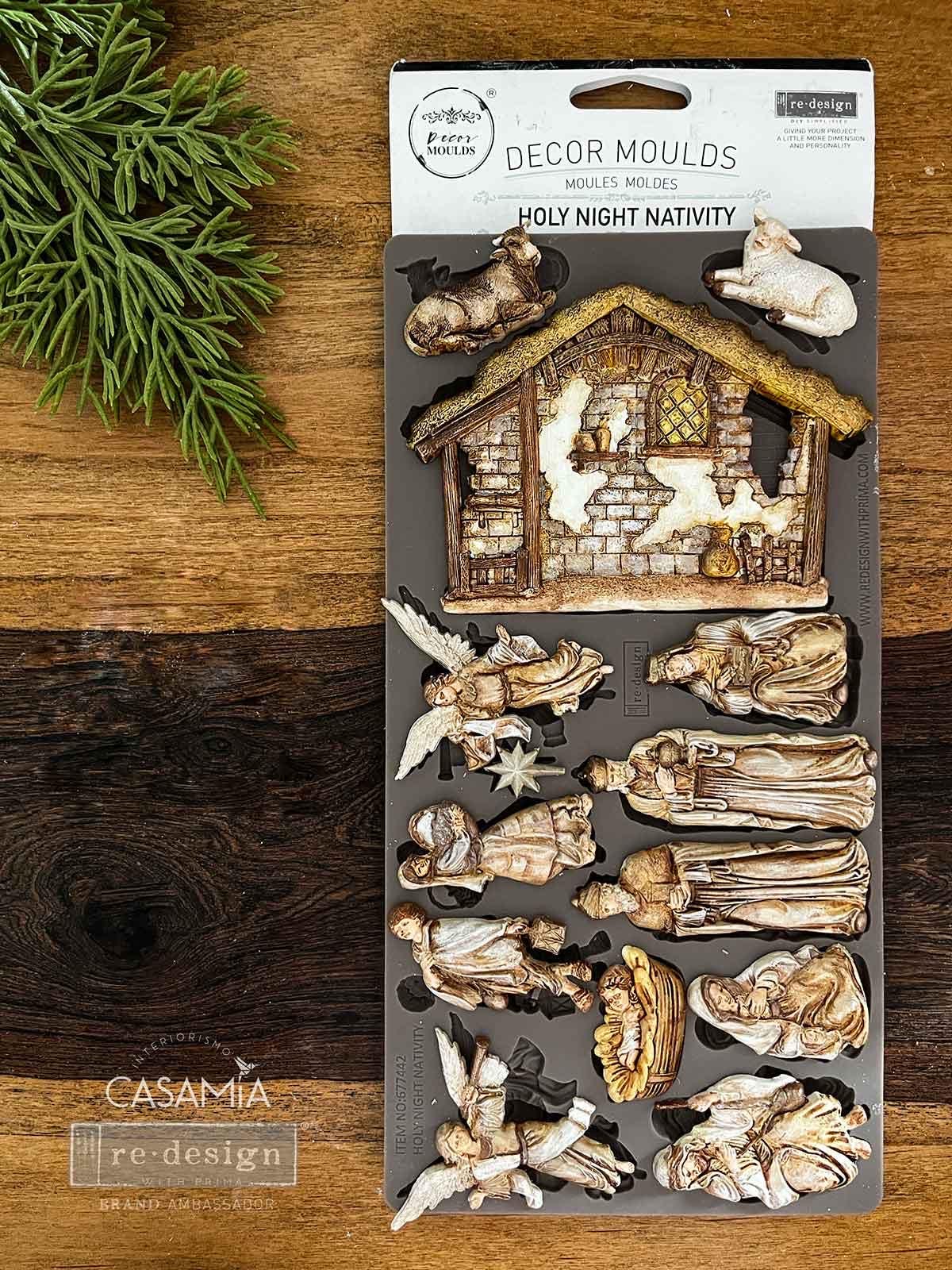 Holy Night Nativity  - Resin Mould 5"x10"