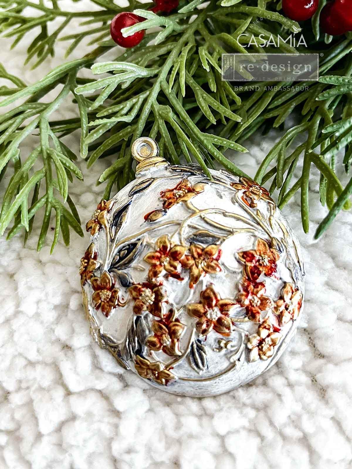 Shimmering Holiday Ornaments - Resin Mould 5"x8"