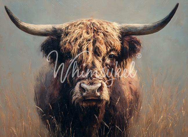 BRAMBLE and BRISTLE | NEW! | Large Decoupage Tissue Paper | Furniture | Arts & Crafts | 21x29 | Whimsykel Designs | highland coo