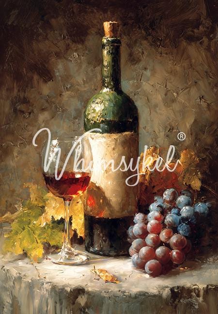 FERMENTED FRUIT | NEW! | Large Decoupage Tissue Paper | Furniture | Arts & Crafts | 21x29 | Whimsykel Designs