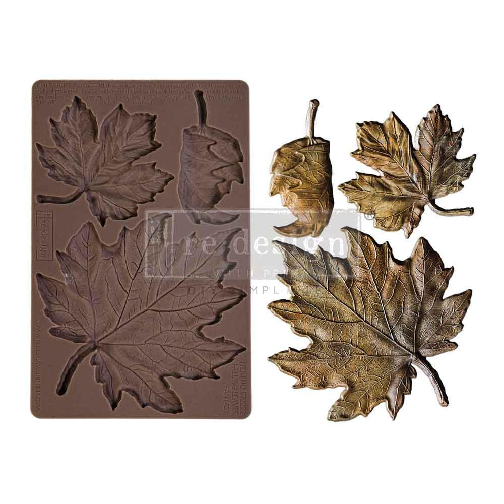 Falling Leaves Fantasy - Resin Mould 5"x8"