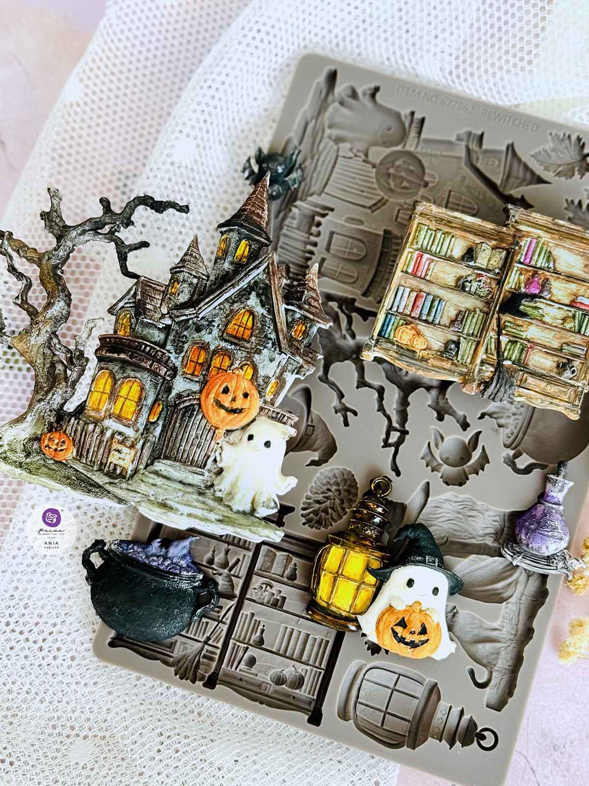 Halloween Mould | Bewitched  - Resin Mould 5"x8"