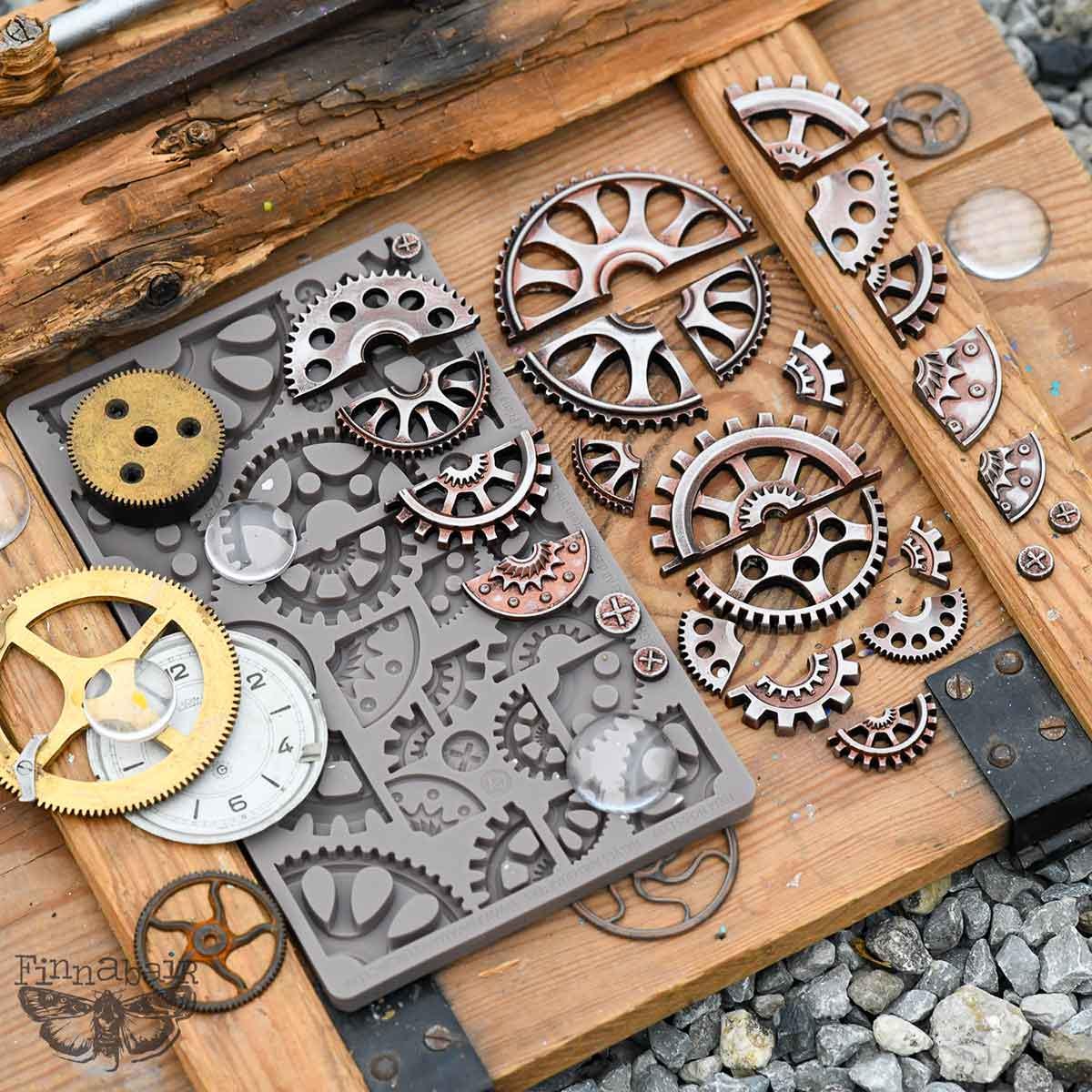 Halves And Quarters - Resin Mould 5"x8"