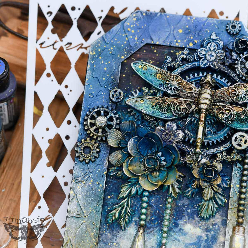 NIGHTDREAMING | A3 Decoupage Paper | Furniture | Arts & Crafts | 11.7"X16.5"; 1 sheet | Redesign with Prima | dreamers and stargazers