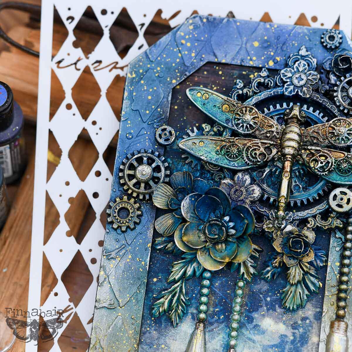 NIGHTDREAMING | A3 Decoupage Paper | Furniture | Arts & Crafts | 11.7"X16.5"; 1 sheet | Redesign with Prima | dreamers and stargazers